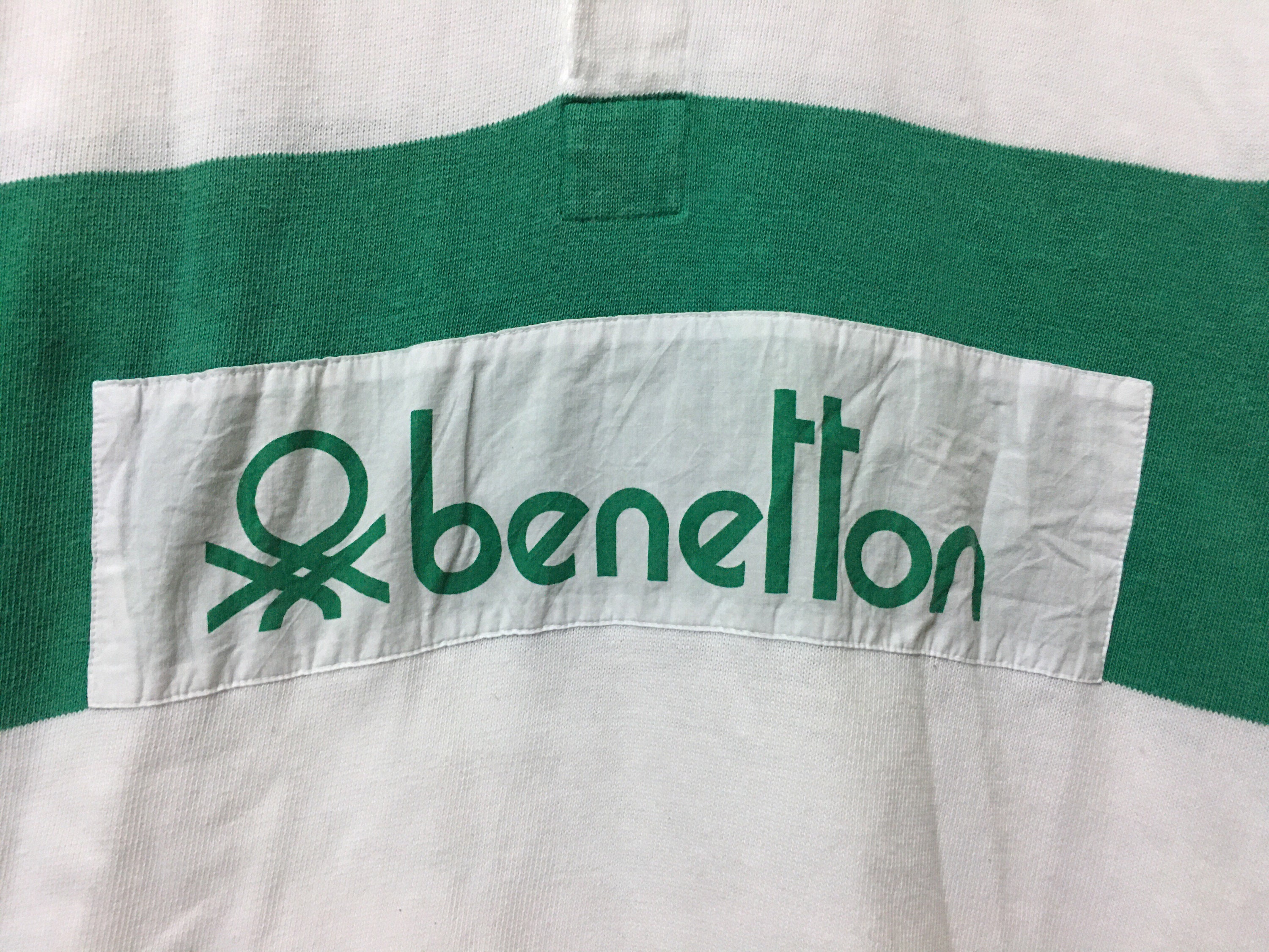 Benetton rugby shirt green 2025