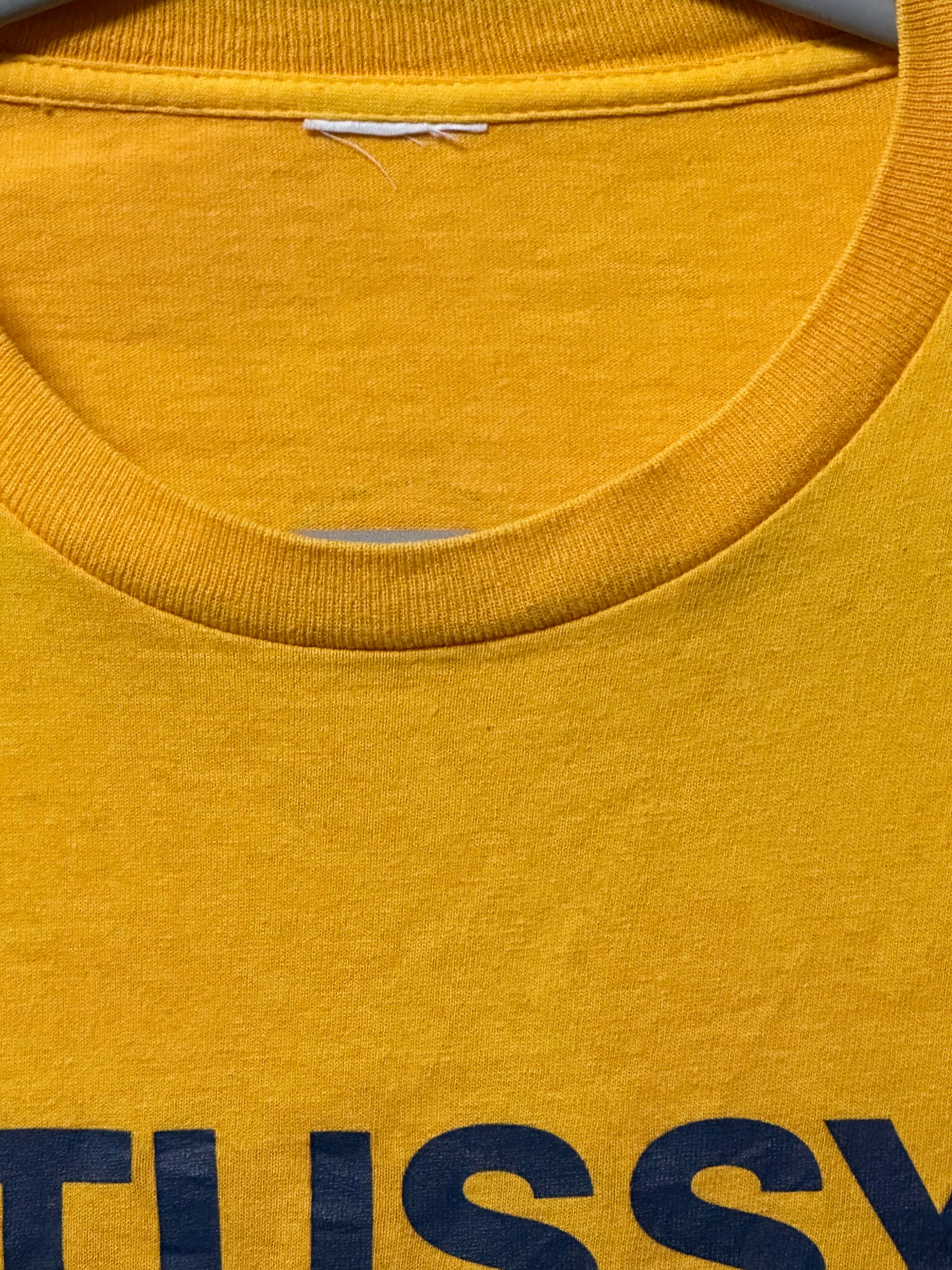 90s Vintage STUSSY No4 Made in in USA Men Long Sleeve Single 90s Vintage STUSSY No4 Made in in USA Men Long Sleeve Single