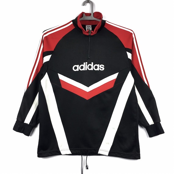 Vintage Adidas Half Zipper Pullover Sweatshirt Made in Japan - Etsy