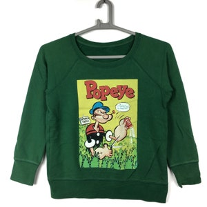 Vintage Popeye Sweatshirt Medium Women size