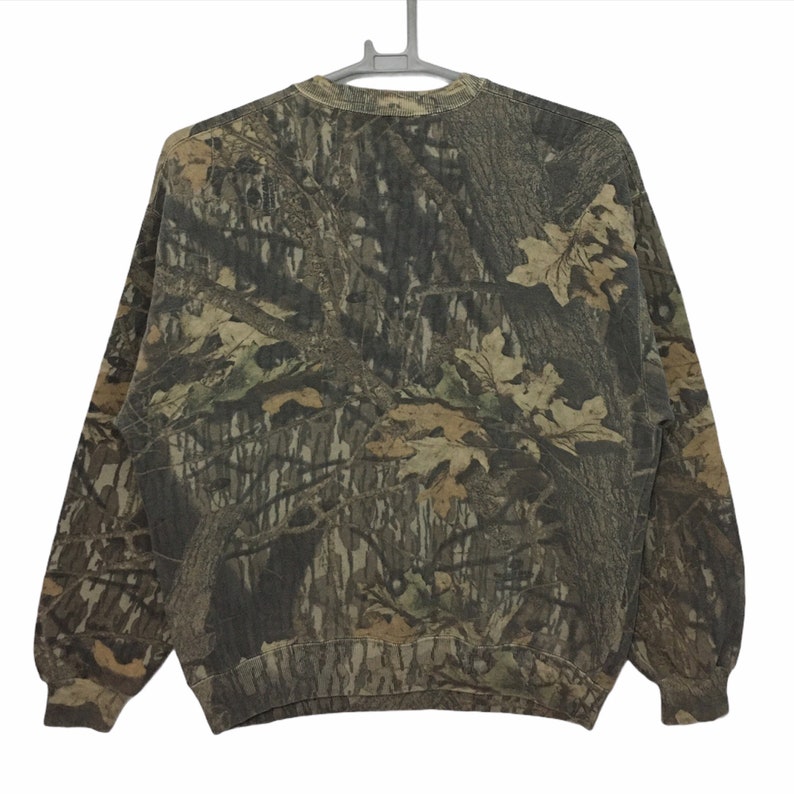 Vintage hunting duck Camo Outdoor tree Camo sweatshirt XL size | Etsy