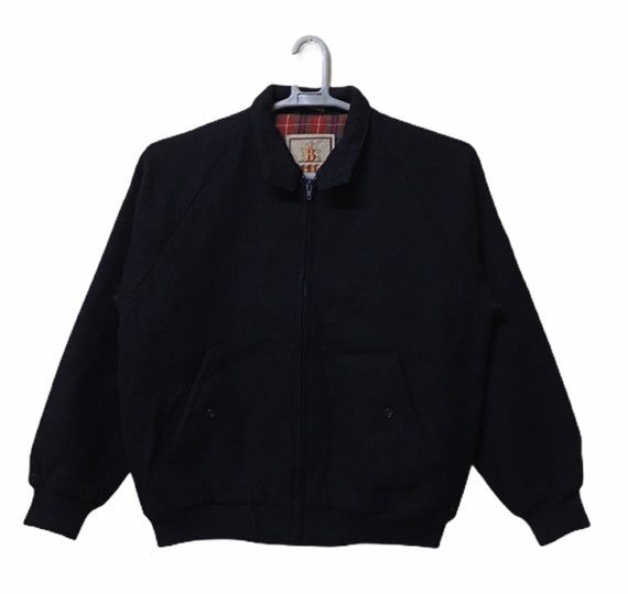 Vintage Baracuta Wool Harrington Jacket black colo