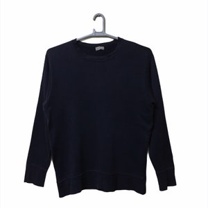 Vintage Comme Des Garçons Homme plain sweatshirt black colour