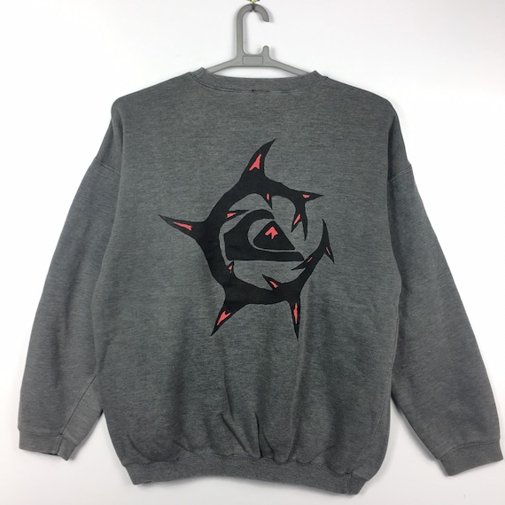 90s QUIKSILVER Sweatshirt Faded tag - image 1