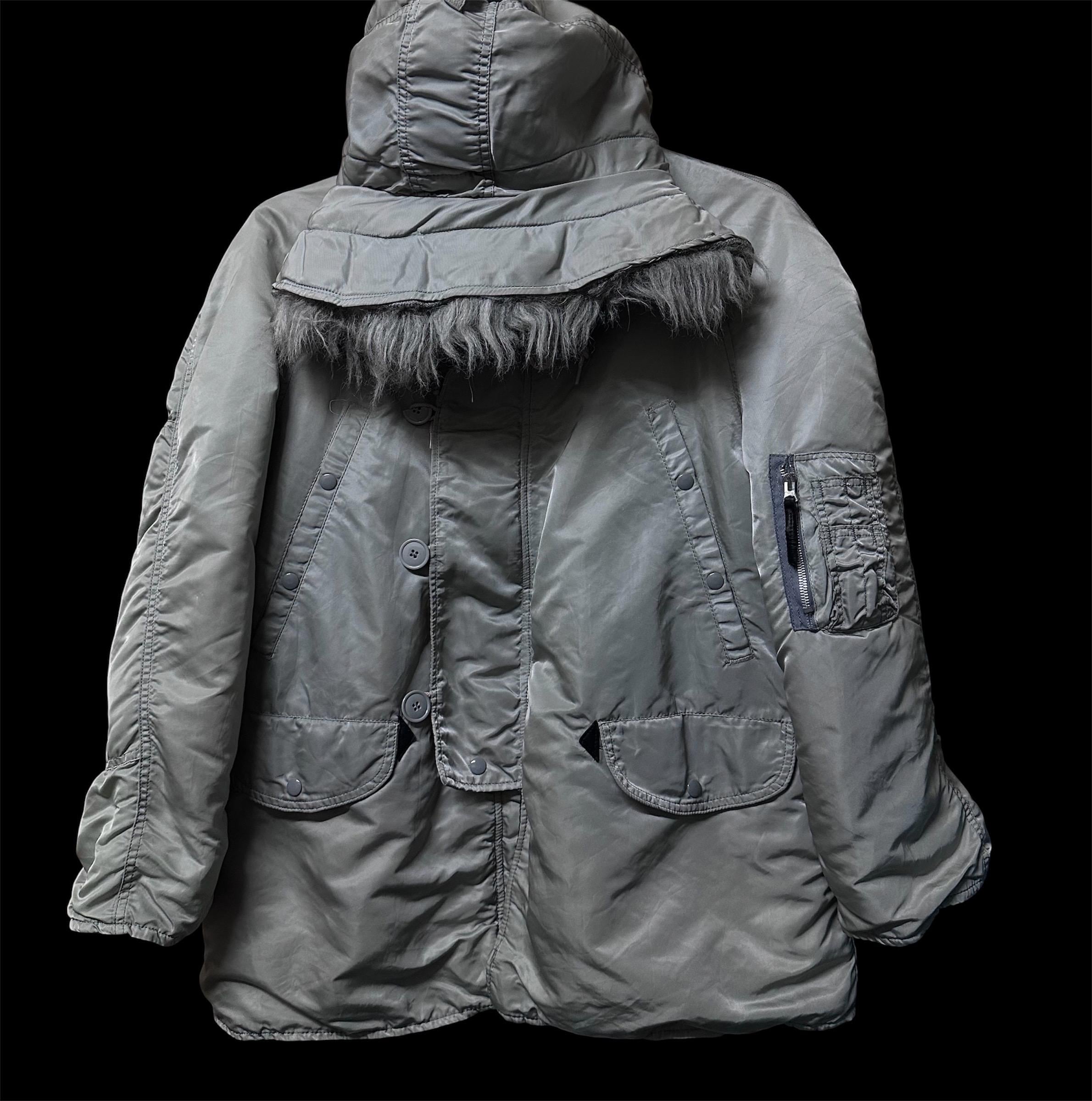 ALPHA INDUSTRIES N-3B Sサイズ　RP.GRAY Alpha Industries N3b - Etsy