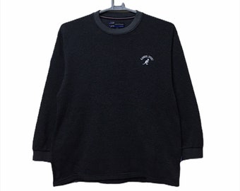 Sudadera vintage Kangol con rayas y logo pequeño