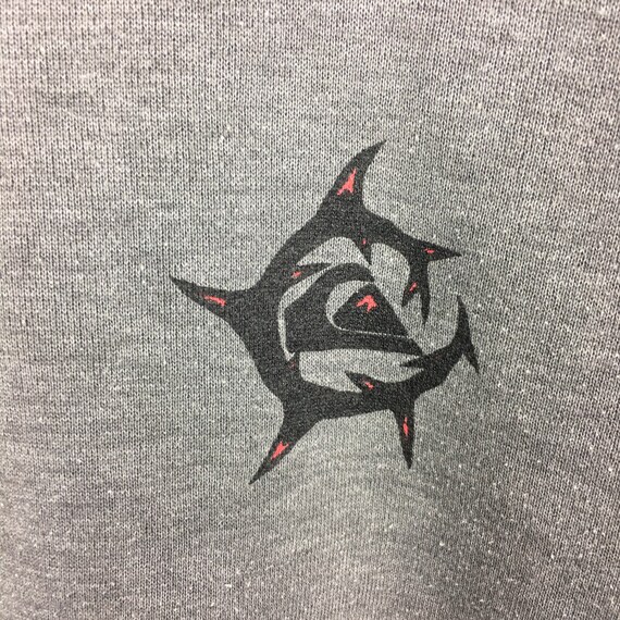 90s QUIKSILVER Sweatshirt Faded tag - image 4