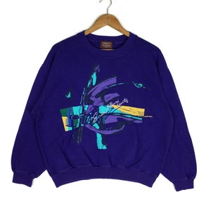 Vintage Enrico Albani Italy Sweatshirt Embroidery logo