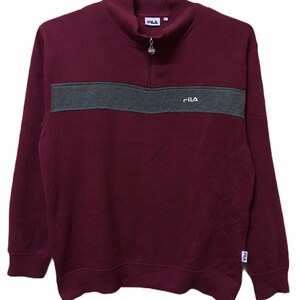 Vintage 90s Fila Small Logo Sweatshirt L size