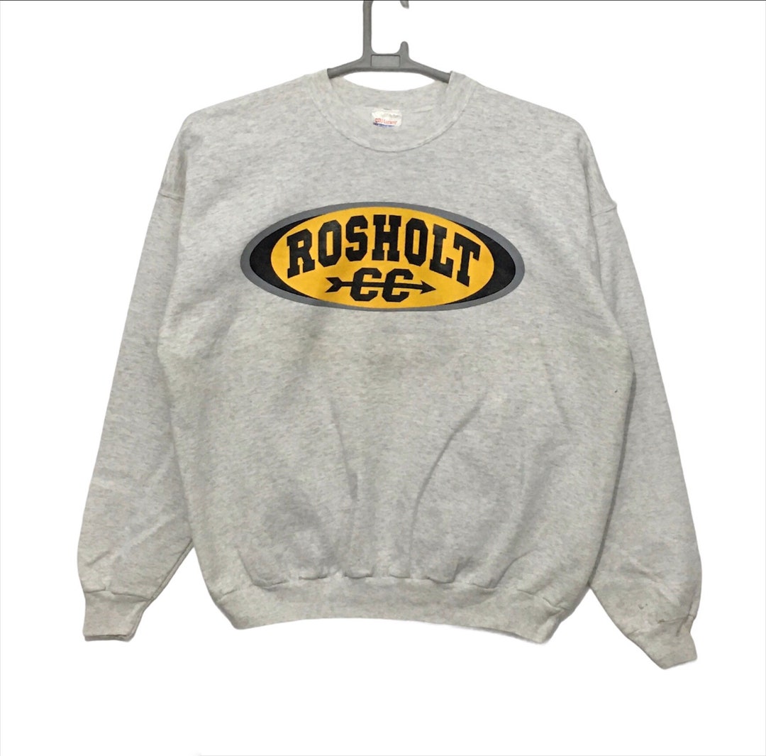 Rustic Rosholt Vintage Rosholt Logo Football Club XL Size Grey Colour - Etsy