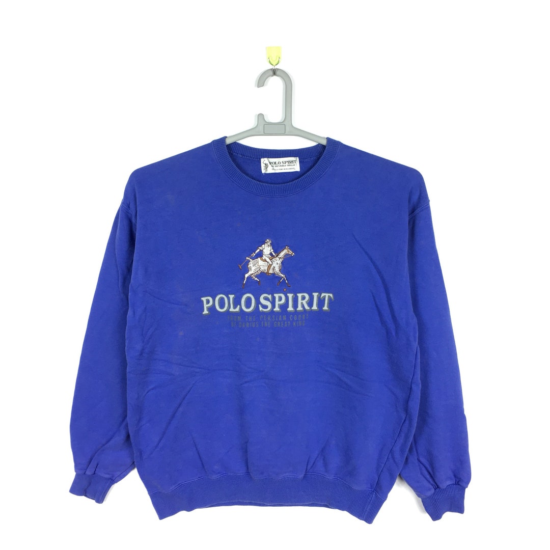 90s Polo Spirit of Beverly Hills Sweatshirt L Size - Etsy