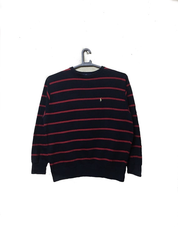 Vintage Polo by Ralph Lauren striped sweatshirt