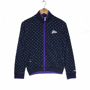 Vintage Fila Sweatshirt spell out SmallvLogo jacket M Women size