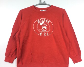 Sudadera vintage de Mickey Mouse Disney talla L