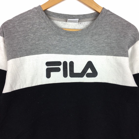 Fila striped sweatshirt cheap