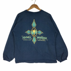 Vintage 90s Local Motion Surf Surfing Hawaii Sweatshirt logo M size