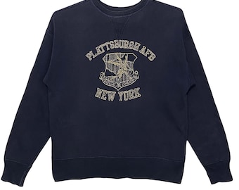 Warehouse Japanese brand sweatshirt size 40 blue colour