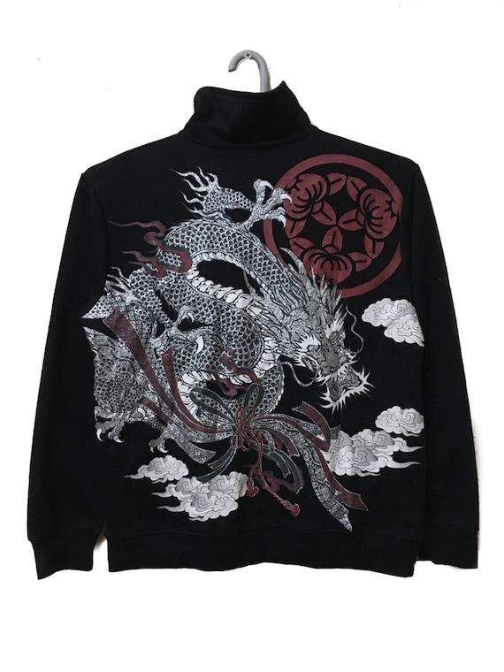 Vintage 90s Sukajan dragon Japanese Brand sukajan