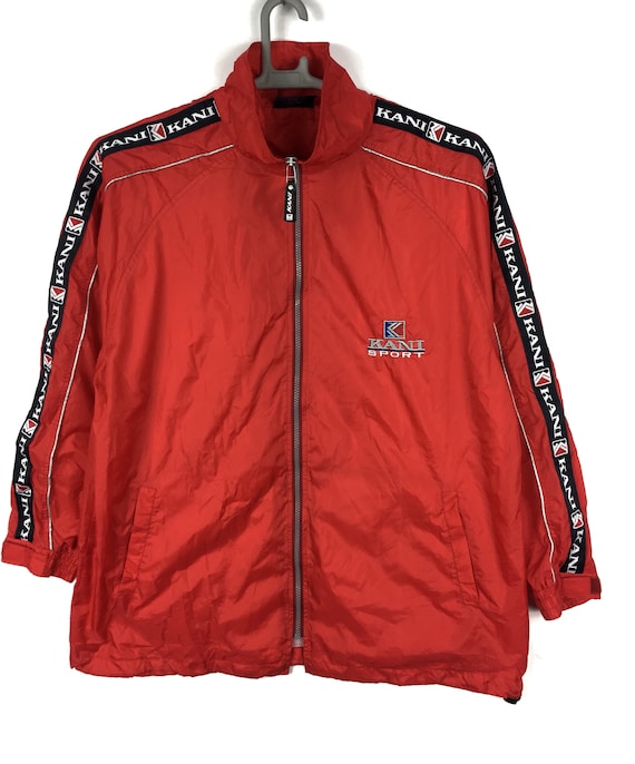 【代引可】 Vintage Colour Red Logo Taped Side Sport Kani Karl メンズウェア