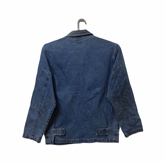 DKNY デニムジャケット　ジージャン　ダナキャランニューヨーク　ビンテージ DKNY jeans リメイクデザインデニムジャケット - Fresh Service