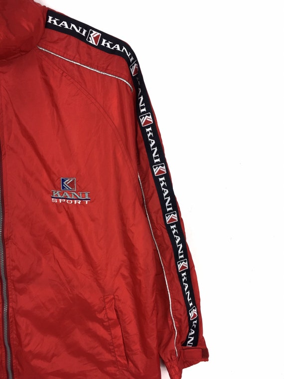 Vintage Karl Kani Sport Side Taped Logo Red Colour
