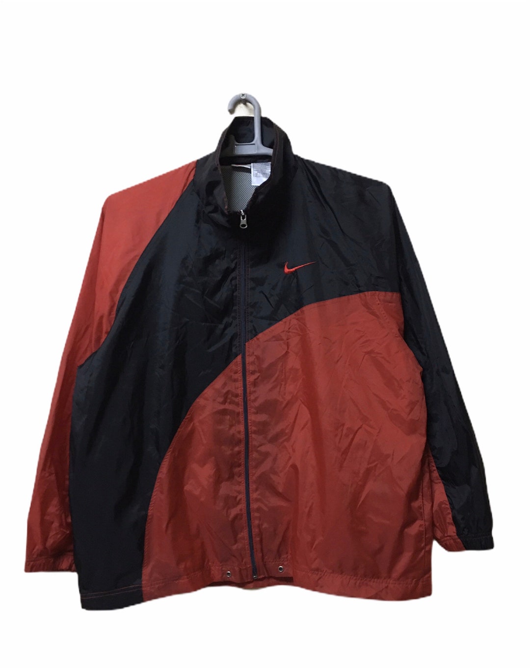 90s Nike Block Winbreaker Zipper Jacket M Size - Etsy