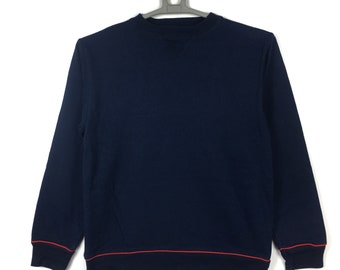 Vintage 90s Agnes B sport Plain Sweatshirt L size