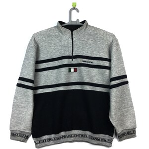 Vintage Gianni Valentino Sweatshirt spell out embroidery jacket