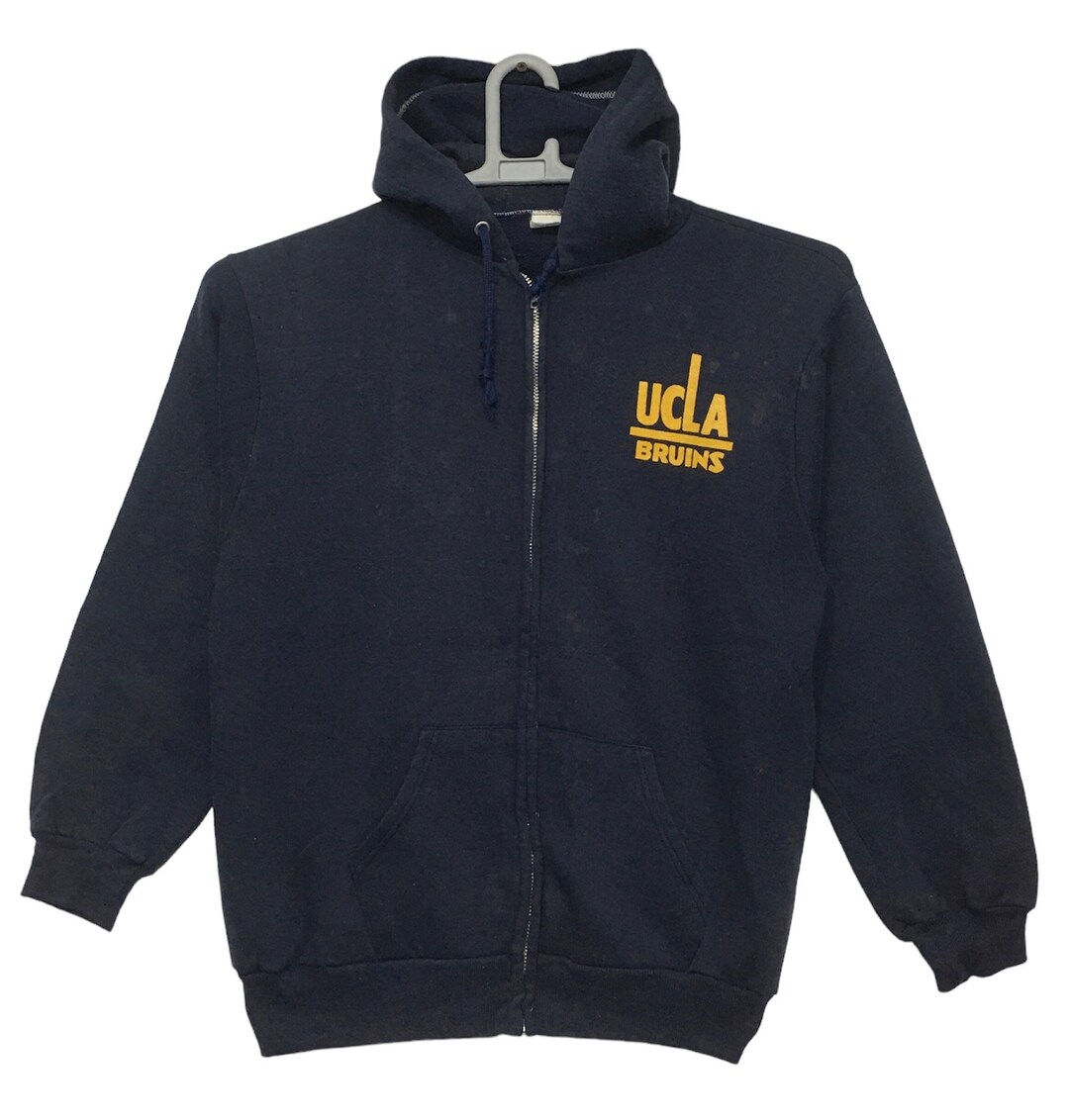 Kadi Women's Oversized Zipper Pocket Hoodie UCLA