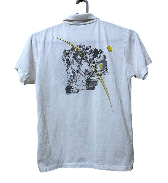 Vintage 90s Adidas Ivan Lendl Tennis Player Polo Shirt