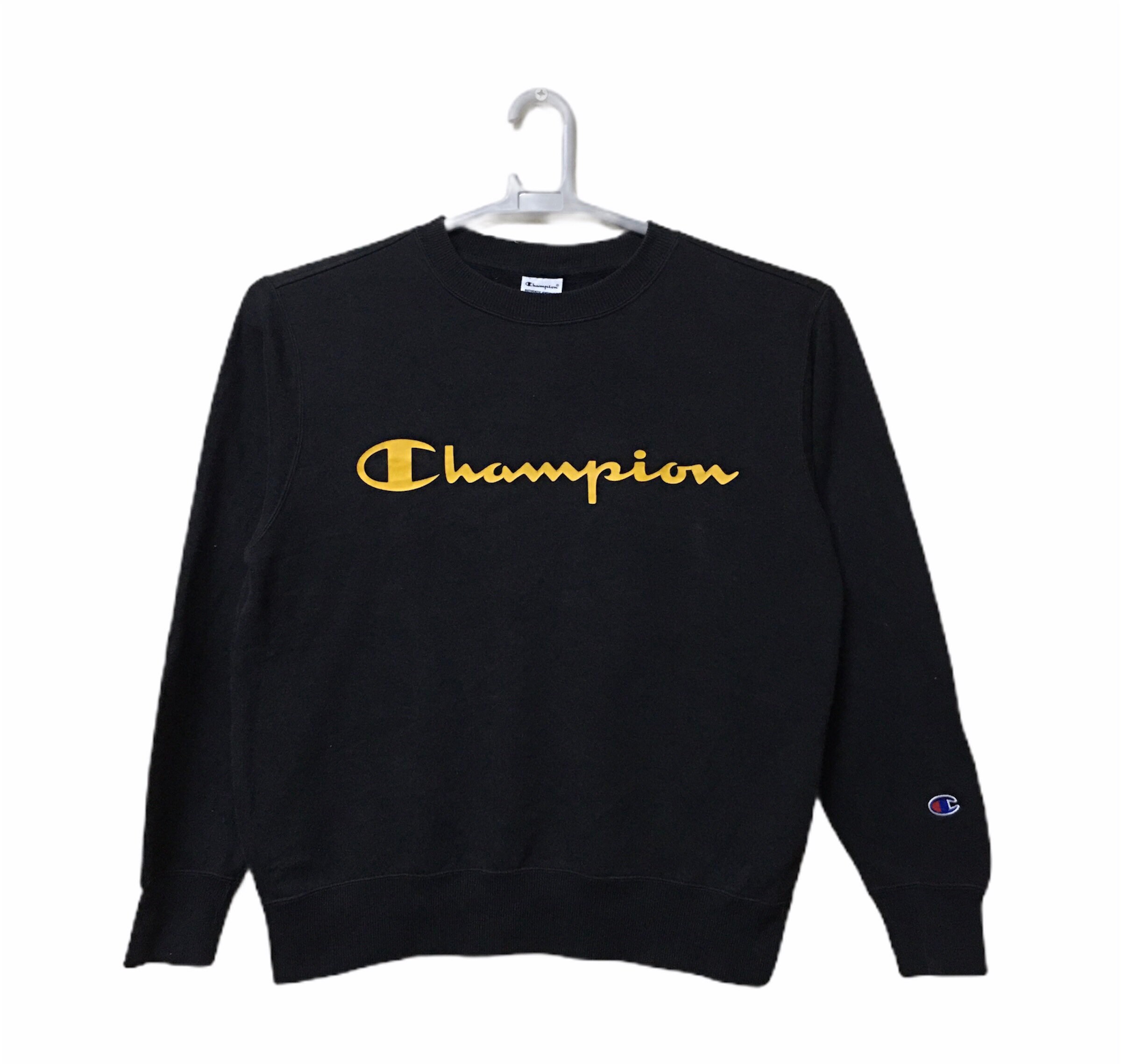 Vintage Champion Small Logo Script Sweatshirt Streetwear Etsy Canada
