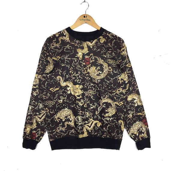 Vintage 90s Sukajan dragon Japanese Brand sukajan