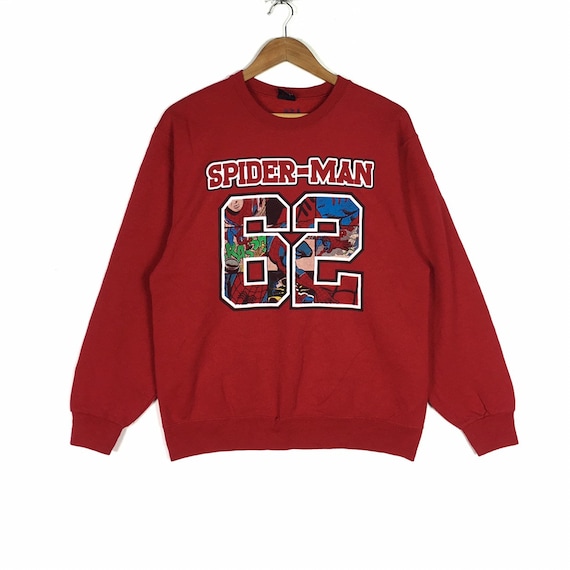 Vintage Spiderman Marvel Sweatshirts M Size