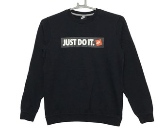 Nike Just do it small swoosh sweatshirt black colour small size