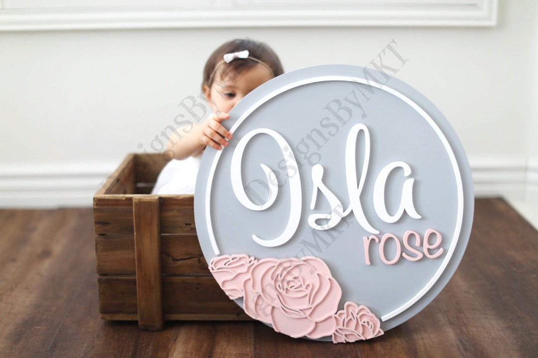 Round Rose Sign DIGITAL Files, SVG, PDF, Etc. - Etsy