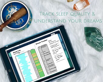 Digital Dream Journal | Sleep Quality Tracker, Dream Interpretation Templates, & More!