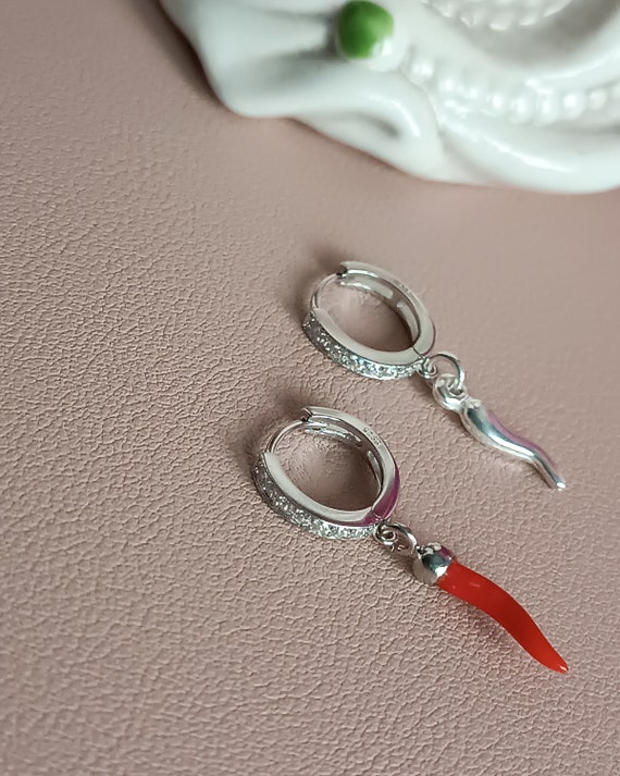 TANGPOET Orecchini Donna In Argento 925 E Oro Rosa, A Fiocco, Con Zircone Cubico, 14 Mm, Regalo In Confezione