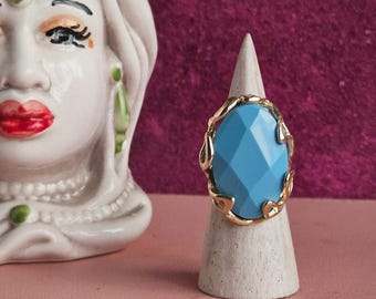 Oval Turquoise stone Ring