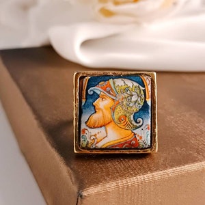 Ceramic tile ring
