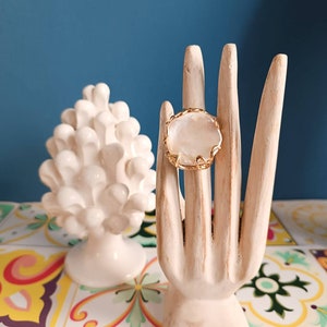 Big Baroque Pearl ring