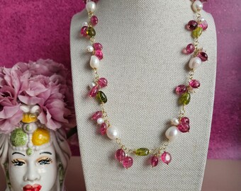 Minerali E Pietre Preziose. Collana Perle ONICE Nero Opaco QUARZO