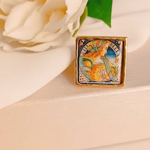 Ceramic tile ring