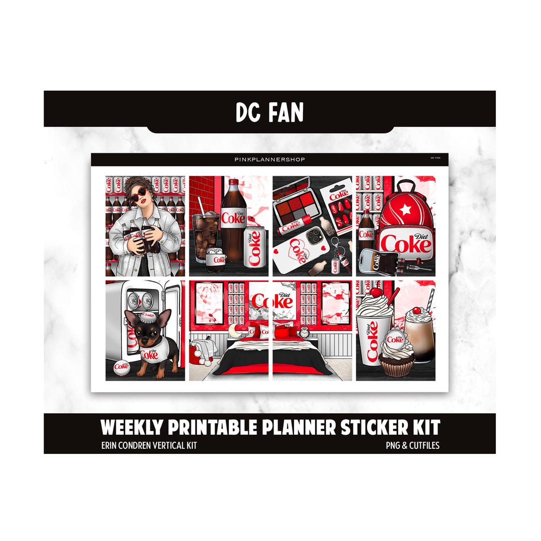 Food Printable Planner Stickers: Diet C Fan Erin Condren Weekly Kit ...