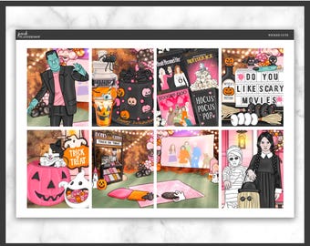 Printable Planner Stickers, Weekly Sticker Kit, Alt Xmas, Erin Condren ...