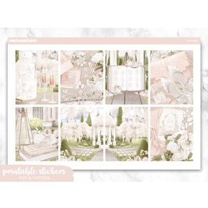 Enchanted Planner Stickers: Erin Condren Vertical Layout (PNG, Cut Files)