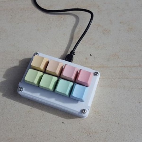 8 Button Macro Keypad - STL File | 3D printing, Files for 3D Printer