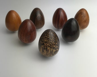 Exotic Wooden Eggs