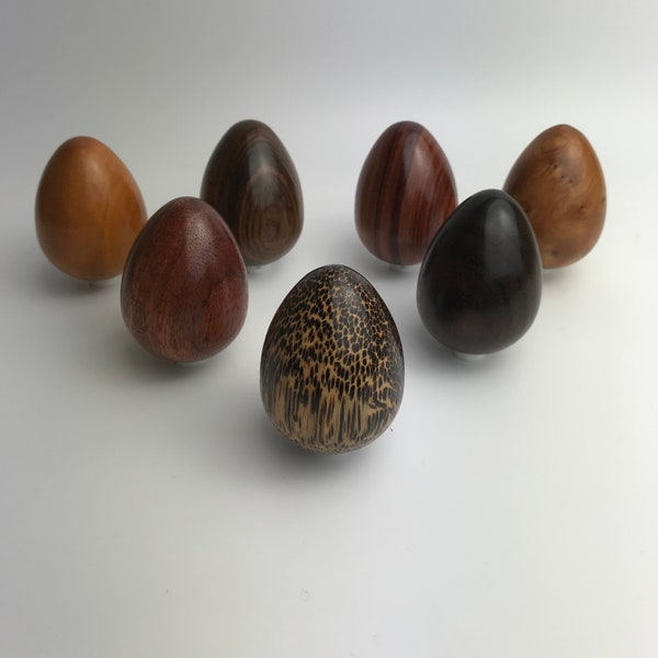 Exotic Wooden Eggs