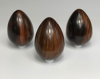 Lignum Vitae Wooden Egg