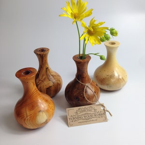 Wooden Bud Vase &quot;Style 1&quot;